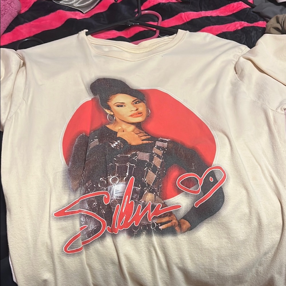 Cream A-Line Skirt with Graphic Design